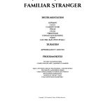 Familiar Stranger - Info