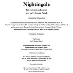 Nightingale - Info